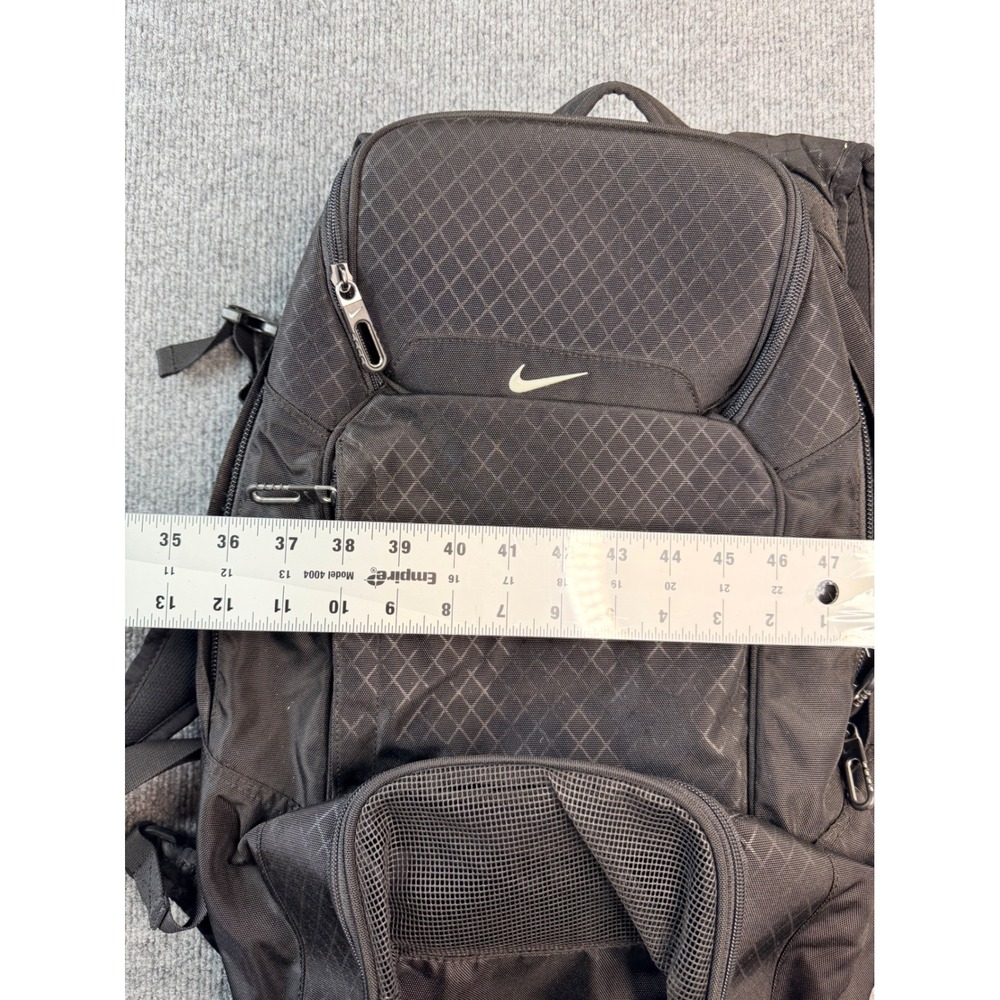 Nike Black Diamond Ripstop Backpack Laptop Travel School Bag Y2K 90s - Picture 3 of 9